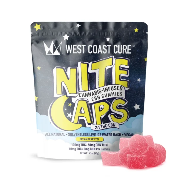 NITE CAPS SOLVENTLESS CBN GUMMIES