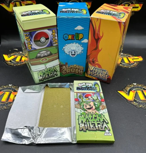 one up mushroom chocolate bar