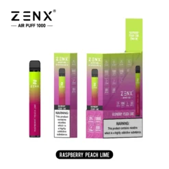 ZENX Air Puff 1000 Puffs Disposable Vape Pen - (Nic 2% 5 Vape/Box)