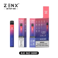 ZENX Air Puff 1000 Puffs Disposable Vape Pen - (Nic 2% 5 Vape/Box)
