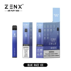ZENX Air Puff 1000 Puffs Disposable Vape Pen - (Nic 2% 5 Vape/Box)