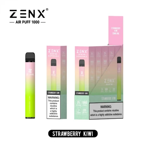 ZENX Air Puff 1000 Puffs Disposable Vape Pen - (Nic 2% 5 Vape/Box)