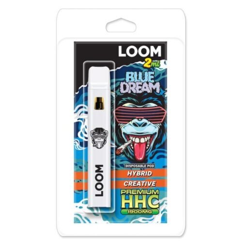 Loom HHC Vape Disposable E-Cigarette – Blue Dream – 2ml