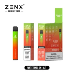 ZENX Air Puff 1000 Puffs Disposable Vape Pen - (Nic 2% 5 Vape/Box)