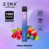 ZENX Air Puff 1000 Puffs Disposable Vape Pen - (Nic 2% 5 Vape/Box)
